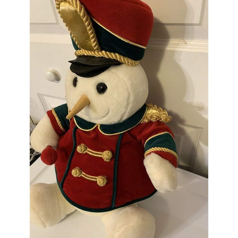 Vtg‎ 1999 Snowden And Friends Animated Musical Christmas Snowman Plush Toy Works